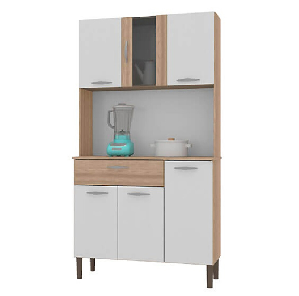 KIT COCINA MOBILI PAN- 6PTAS 1CAJ -92cm - Sin color 