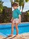 Polo Detalles Contraste Azul Claro