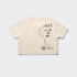 Remera Crop Stance Shroom Stitch Blanco