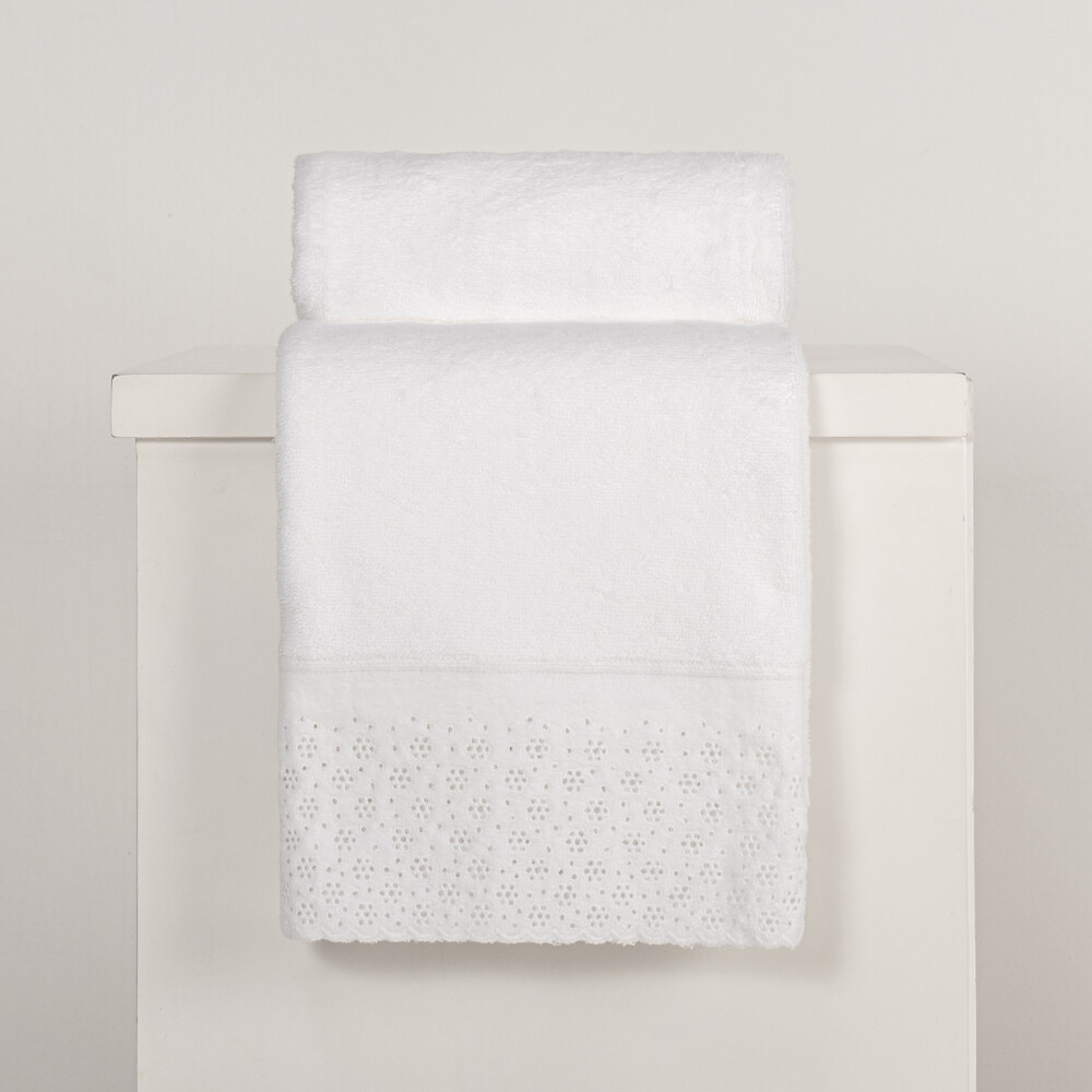 Toalla Lovely Blanco 500 G/M2 Cuerpo Plus