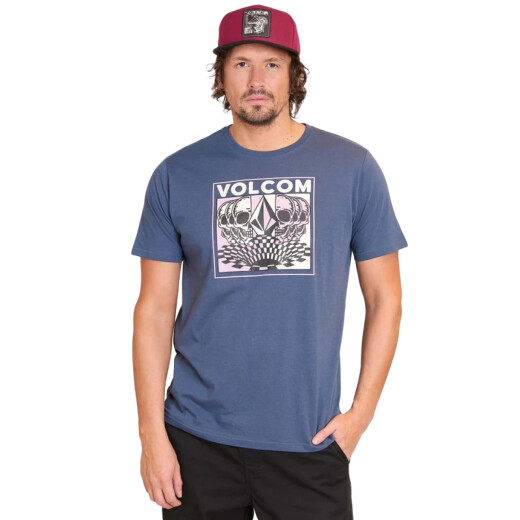 Remera Volcom Duality - Azul Remera Volcom Duality - Azul