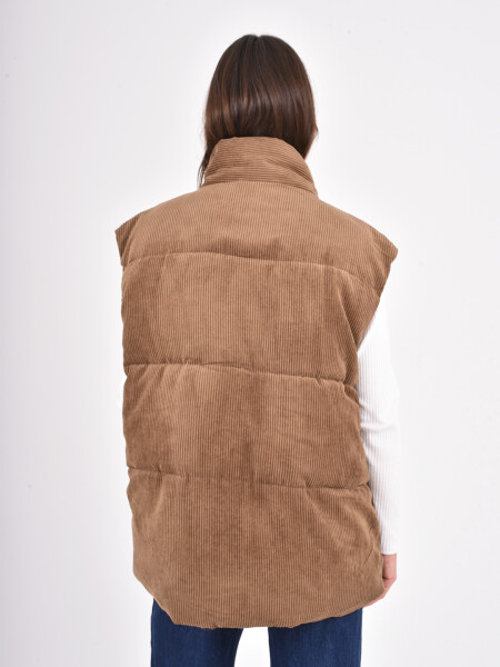 CHALECO JOSEFA MARRON