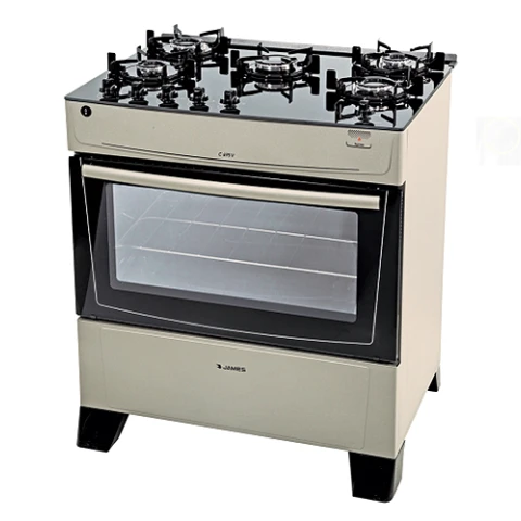 COCINA JAMES C 695 V - TITANIUM -5 H Mesada Vidrio Sin color