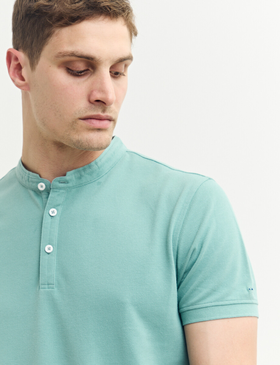 520750 REMERA HARRINGTON LABEL Verde