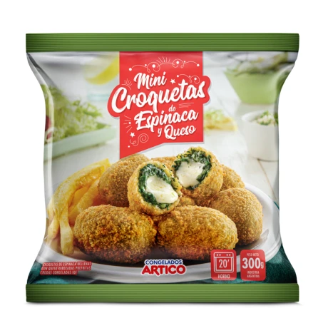 Mini Croquetas de Espinaca y Queso áRtico 300 Grs 001