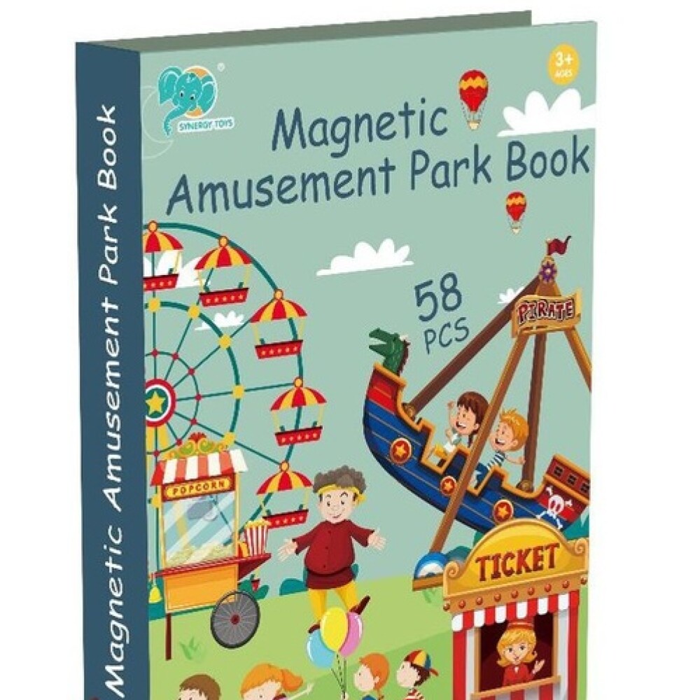 Libro MAGNETICO DIDACTICO parque atracciones
