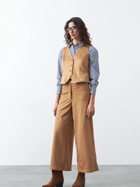 PANTALON D.CASSIN AYA CAMEL