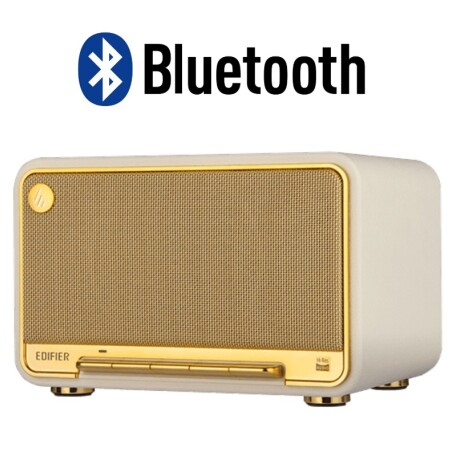 Parlante Portatil Edifier D32 Retro Blanco Bluetooth 001