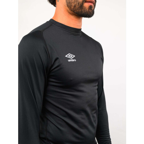 Remera Manga Larga Térmica Brush de Hombre Negro