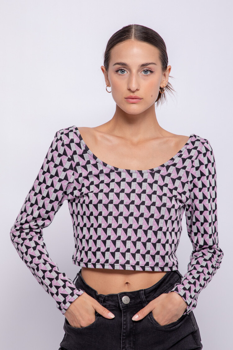 TOP ZAIRA Multicolor