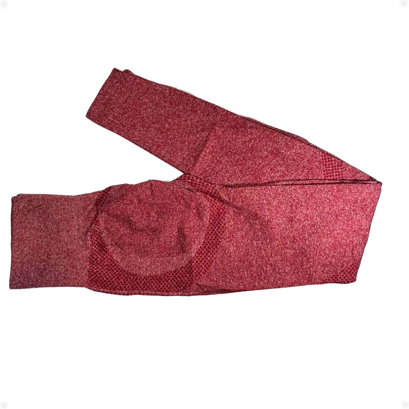 Calza Levanta GlÃºteos Leggings Push Up Bordo