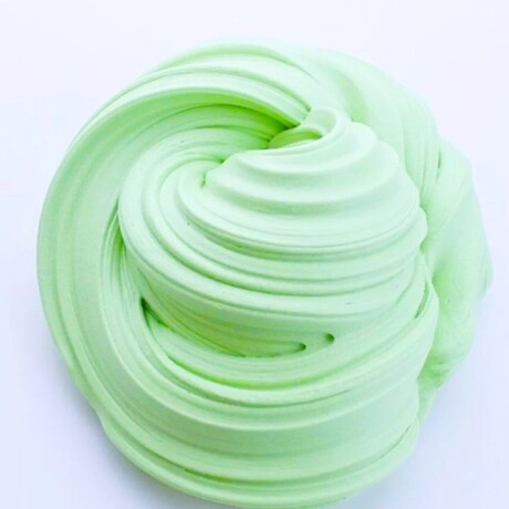 SLIME Baba Esponjosa Verde pastel