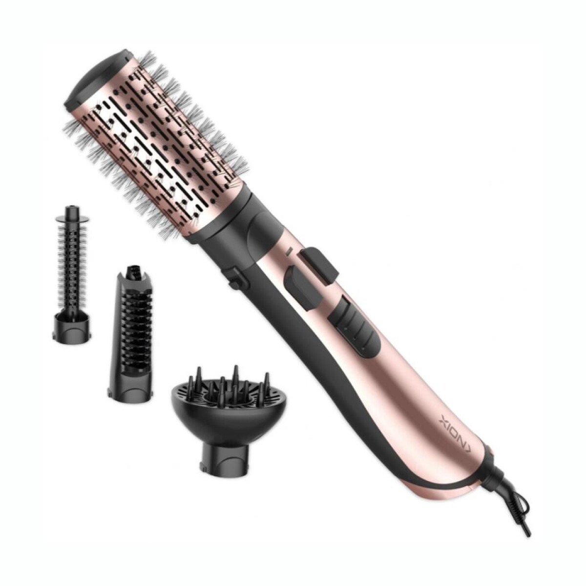Cepillo Secador Rotativo XION XI-BEAUTY 1600W Con Tres Cabezales 
