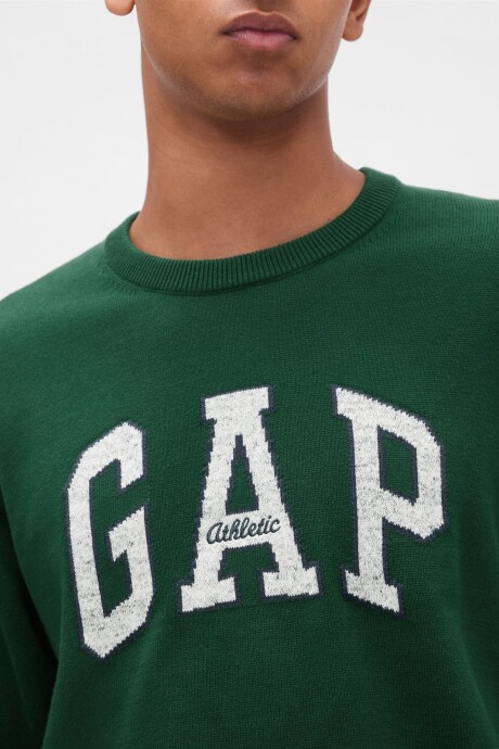 Buzo Logo Gap Hombre Evergreen Glamour
