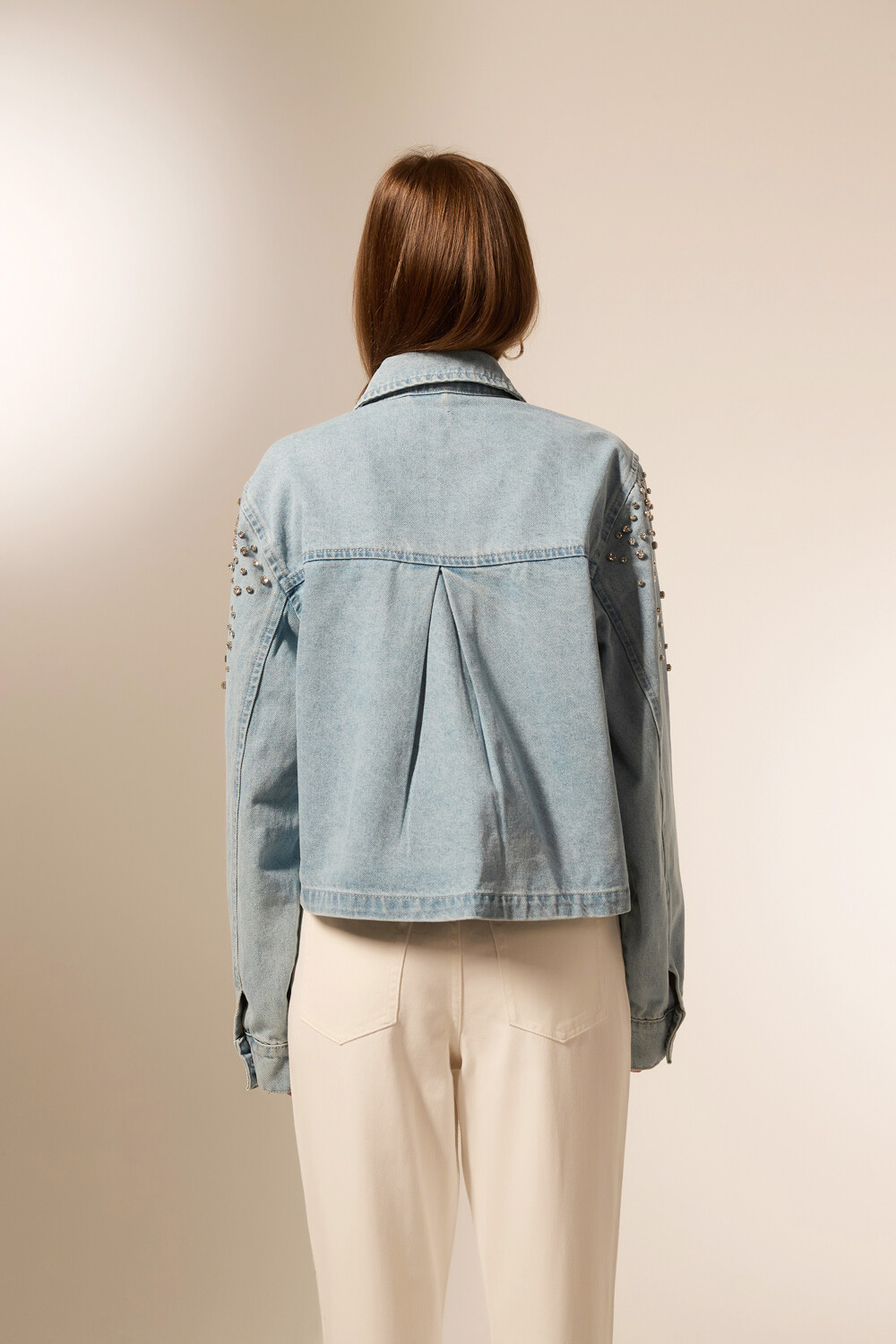 Campera Kuri Celeste