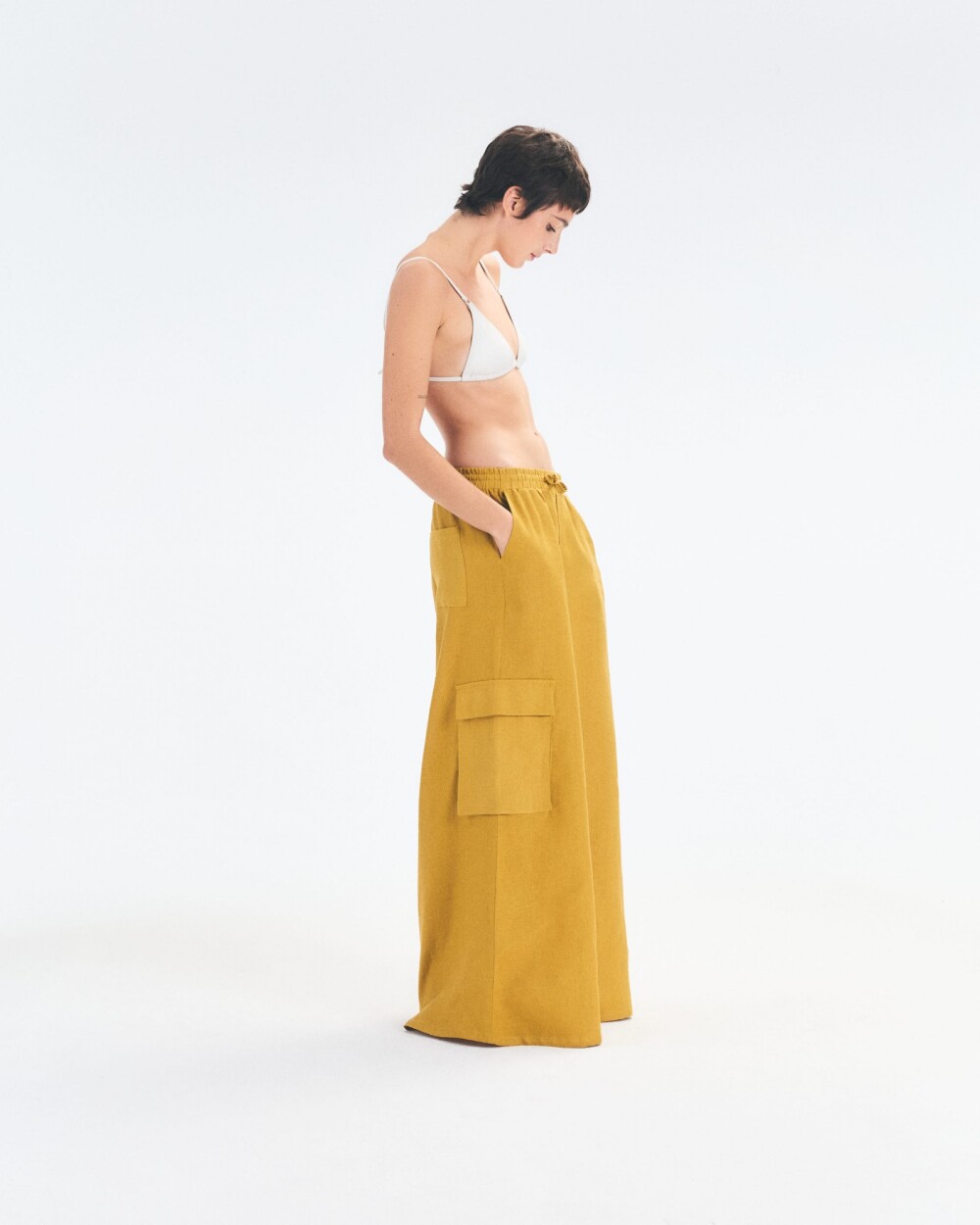 Pantalon Utilitary Amarillo