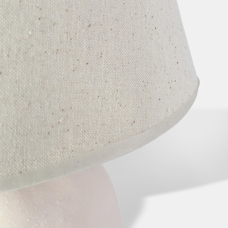 LAMPARA BEIGE P/MESA 39X24CM Unica