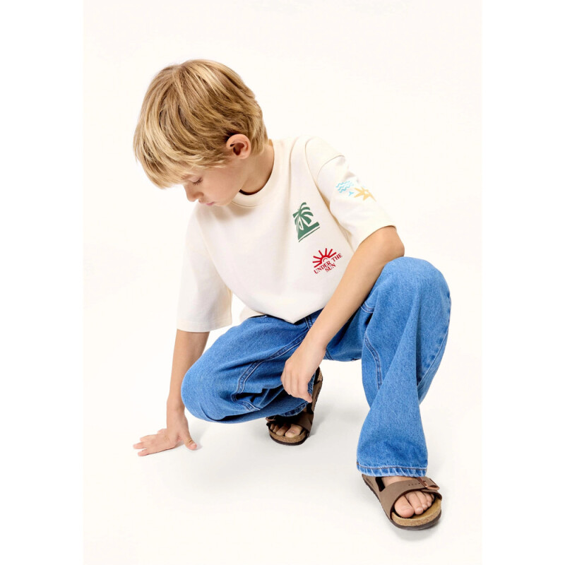 CAMISETA MM MASC BEGE