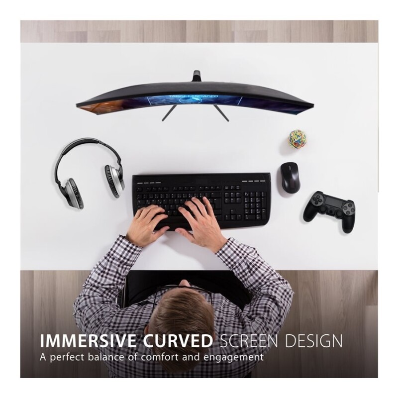 ViewSonic OMNI VX2718-PC-MHD - Monitor LED - gaming - curvado - 27" - 1920 x 1080 Full HD (1080p) @ 180 Hz - MVA - 250 cd/m² - 4 ViewSonic OMNI VX2718-PC-MHD - Monitor LED - gaming - curvado - 27" - 1920 x 1080 Full HD (1080p) @ 180 Hz - MVA - 250 cd/m² - 4