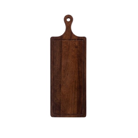 BANDEJA RECT MADERA C/MANIJA 35X15CM Unica