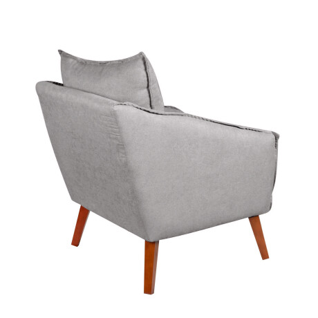BUTACA TELA-Y-MADERA GRIS COLIN