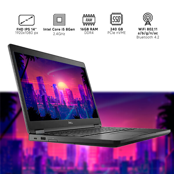 Notebook Dell Latitude 5490 I5 16gb Ram 240gb 14" NOTEBOOK RFPL DELL 5490 I5/16/240/14