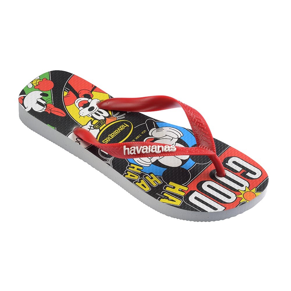 Sandalias Havaianas Top Disney Classics Hombre Blanco/Rojo Apache