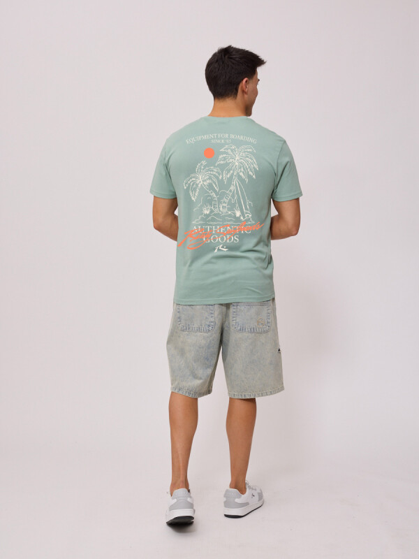 T-SHIRT VERNA RUSTY Verde Agua