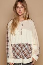 BLUSA COMBINADA Natural