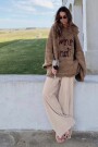 Sweater Wine Camel
