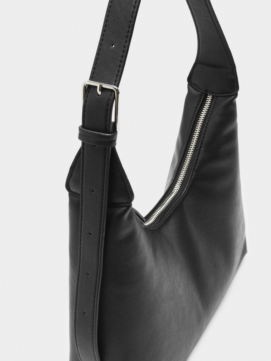 Bolso De Hombro Hobo negro