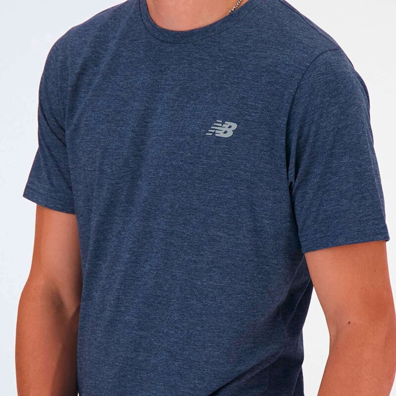 Camiseta Heathertech de Hombre Azul