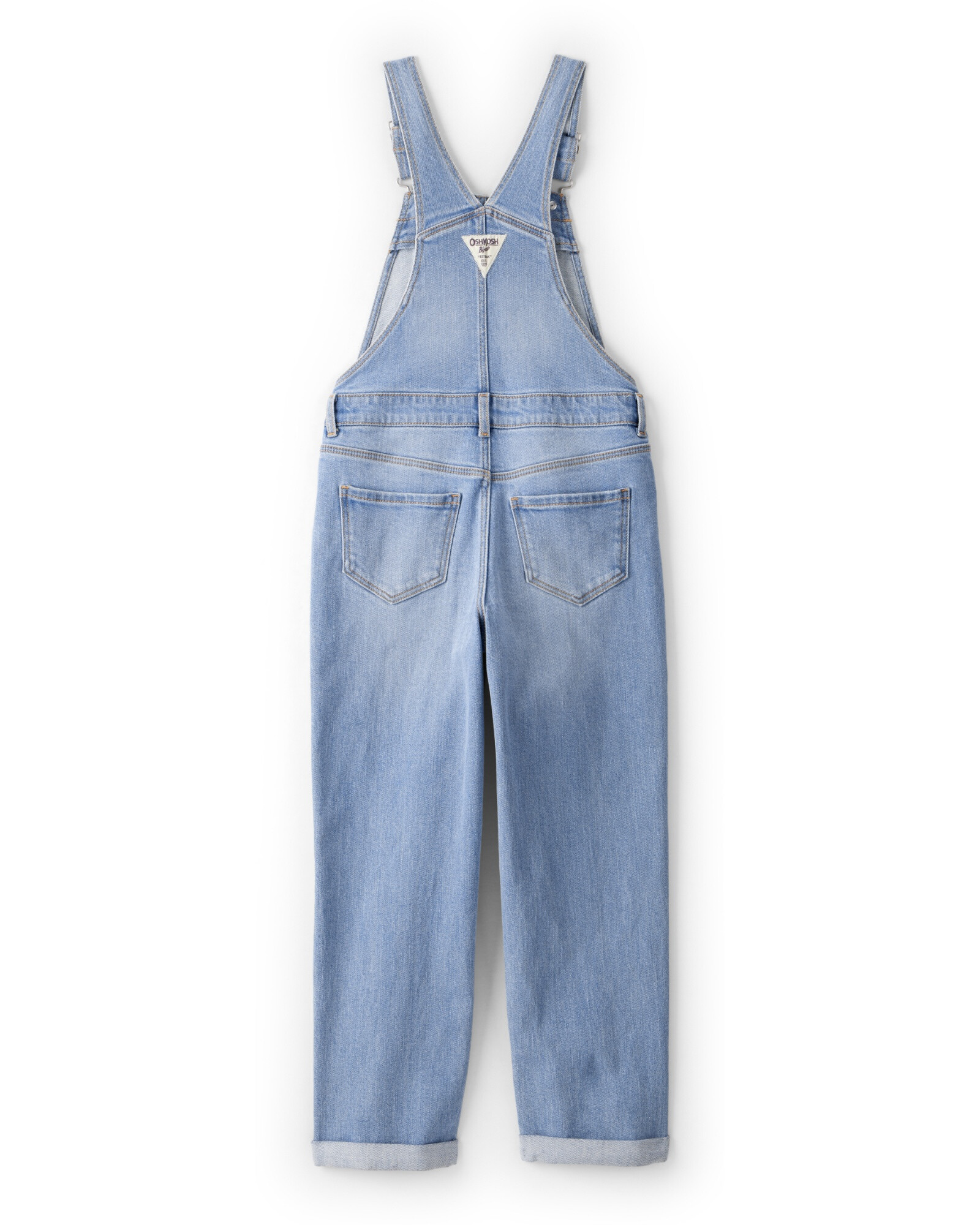 Enterito jean clásico con rasgados Sin color