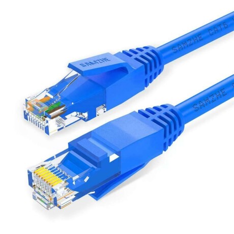 Cable de red LAN categoría 6 20 metros de largo color gris