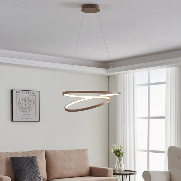 Lámpara colgante LED 36W cálida Ø55x150cm RUOTALE EG0894