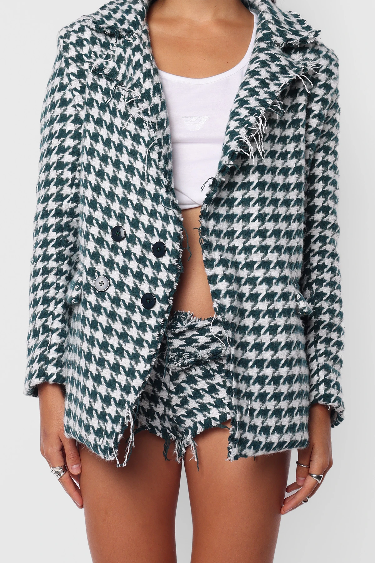 Blazer Quadrate Verde