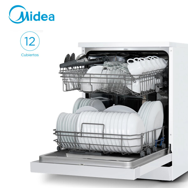 Lavavajillas Midea Wqp125201cw 12 C LAVAVAJILLAS MIDEA WQP125201CW BLANCO