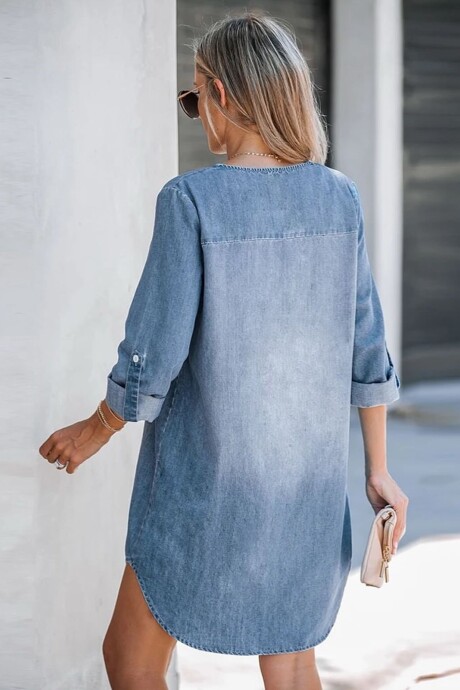 Vestido DENIM mangas Vestido DENIM mangas