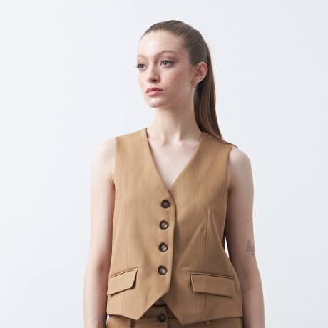 CHALECO EVERLY Camel