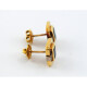 Caravanas Oro 18K Y Zafiro Caravanas Oro 18K Y Zafiro