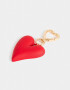 Llavero Metal Llavero Y Bag Charm Corazón - Rojo Medio