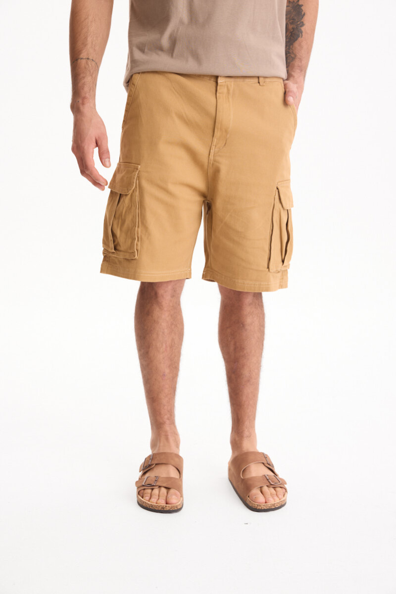 Bermuda De Gabardina Breeze Camel