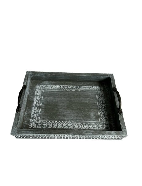 BANDEJA MDF CON ASA 40x30x7CM VINTAGE BANDEJA MDF CON ASA 40x30x7CM VINTAGE
