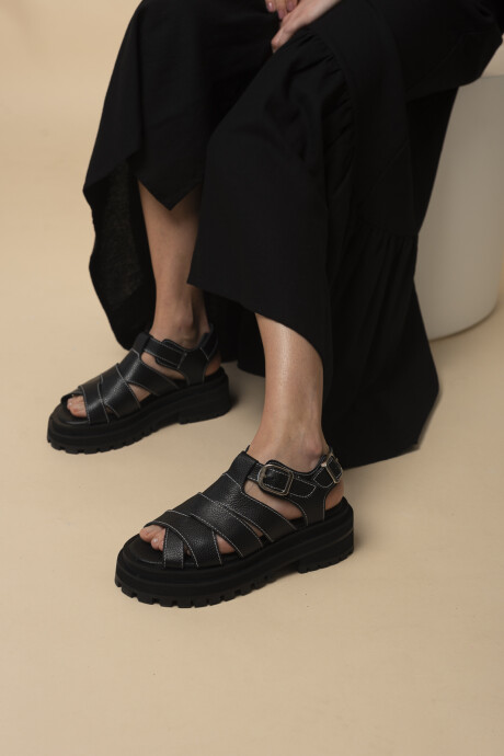 Sandalias Tropea negro Sandalias Tropea negro