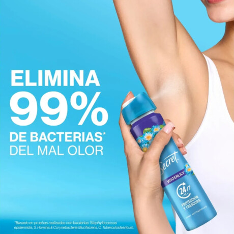 Desodorante en Aerosol Secret Waterlily 150ml Desodorante en Aerosol Secret Waterlily 150ml