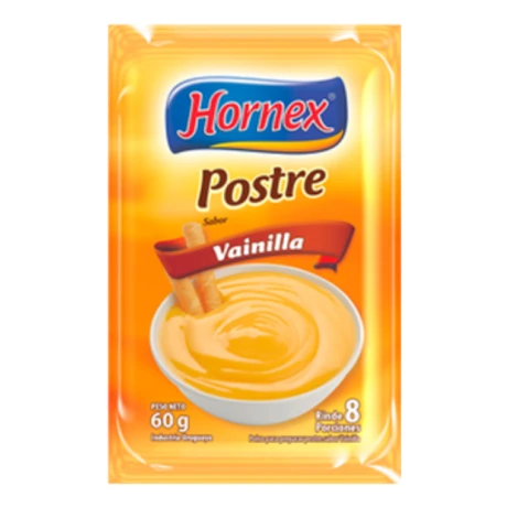 POSTRE HORNEX 8P 60G VAINILLA POSTRE HORNEX 8P 60G VAINILLA