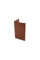 Porta documentos con visor Marron
