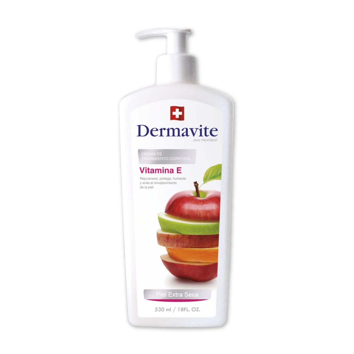 Dermavite Crema Corporal con Vitamina E 530 ml | Hidratación y Nutrición Profunda 