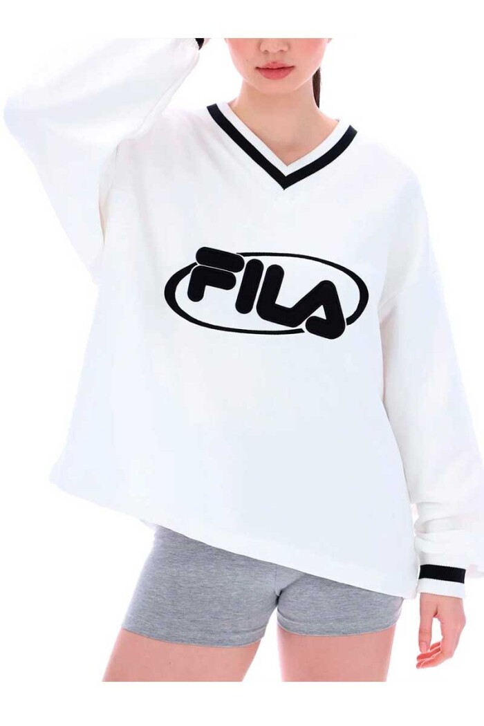 BUZO FILA ESTILO KOREANO Blanco