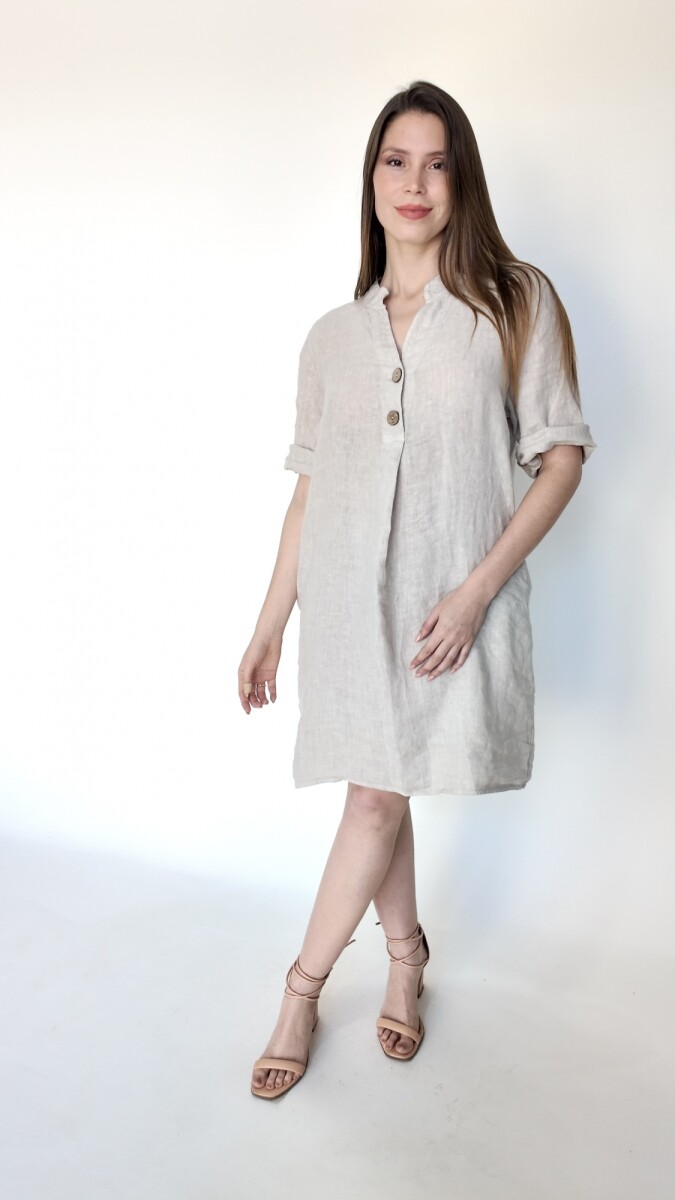 Vestido Soren - Beige 